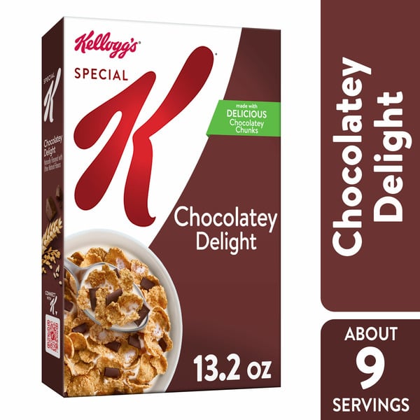 Cereal Kellogg’s Special K Cold Breakfast Cereal, 11 Vitamins and Minerals, Chocolatey Delight hero