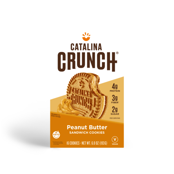 Catalina Crunch Peanut Butter, Keto Sandwich Cookies hero