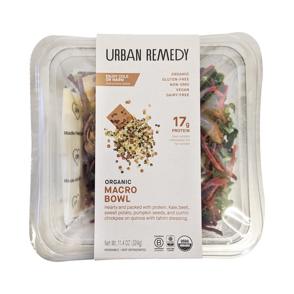 Prepared Meals Urban Remedy Organic Macro Bowl hero