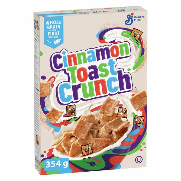 Cereal Cinnamon Toast Crunch Cinnamon Breakfast Cereal, Whole Grains and Real Cinnamon hero