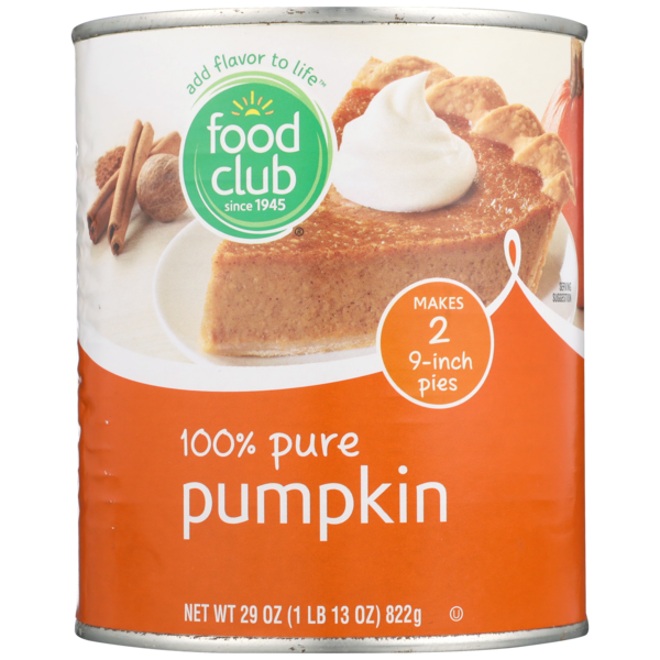 Canned & Jarred Vegetables Food Club 100% Pure Pumpkin hero