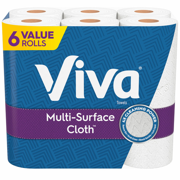 Viva Multi-Surface Cloth Paper Towels, Choose-A-Sheet hero