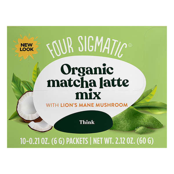 Cocoa & Drink Mixes Four Sigmatic Tea, Matcha Latte Mix, Organic, Thick hero