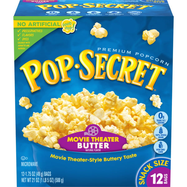 Popcorn & Jerky Pop Secret Movie Theater Butter Microwave Popcorn hero