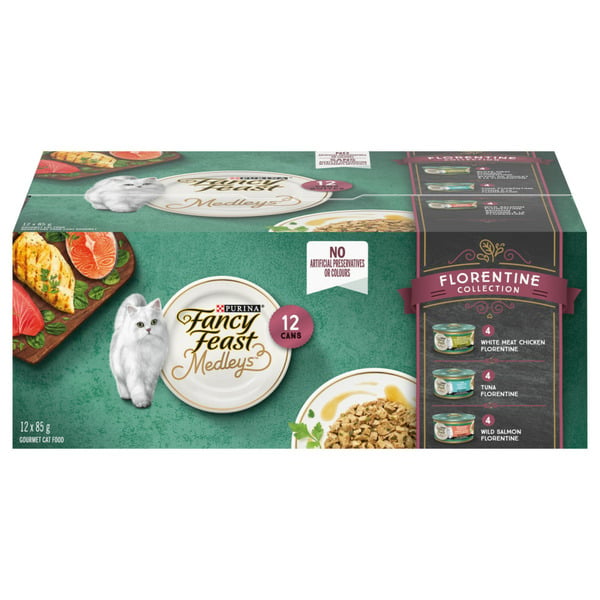 Cat Food & Care Fancy Feast Dishware Medleys Florentine Collection Variety Pack hero