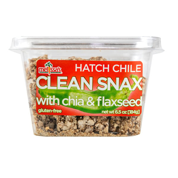 Packaged Vegetables & Fruits Melissa's Clean Snax Hatch Chile With Chia & Flaxseed hero