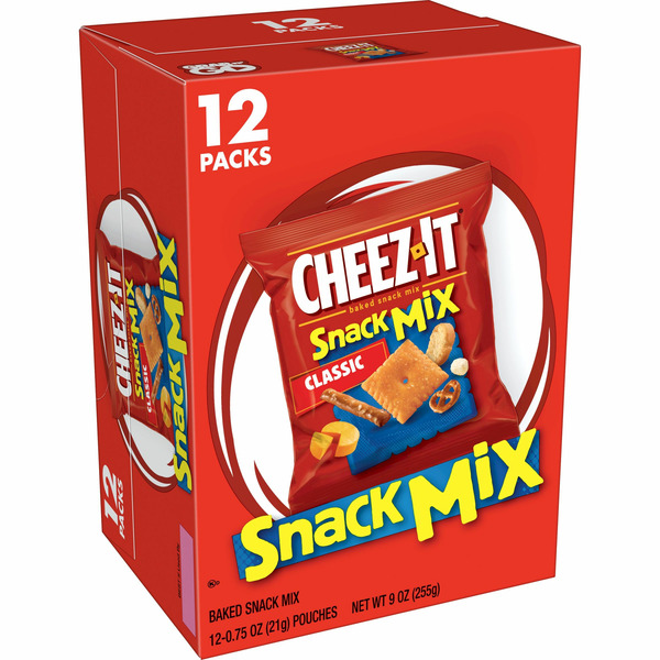 Crackers Cheez-It Snack Mix, Lunch Snacks, Classic hero