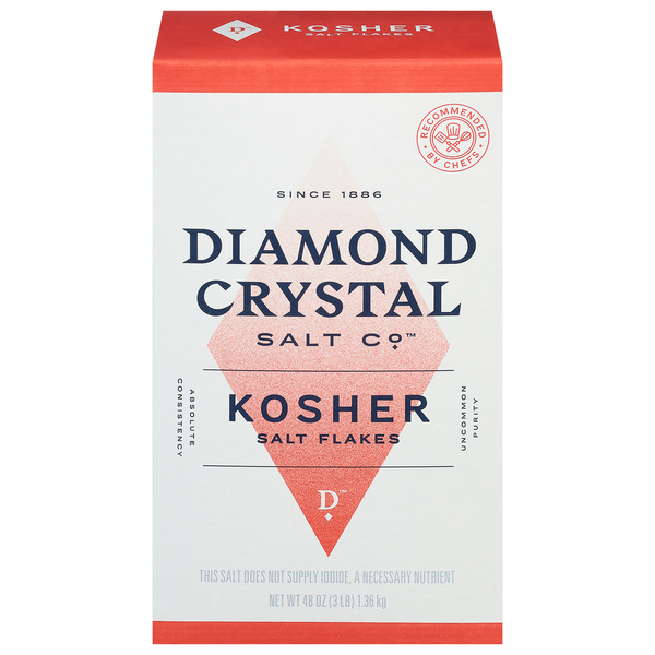 Baking Ingredients Diamond Crystal Salt Co Salt Flakes, Kosher hero