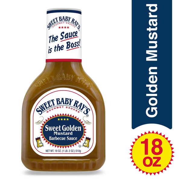 Marinades & Meat Preparation Sweet Baby Ray's Barbecue Sauce, Sweet Golden Mustard hero