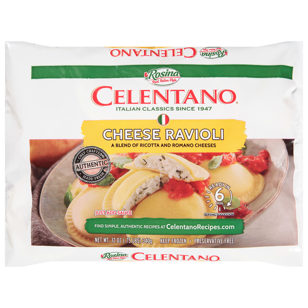 Meals Celentano Ravioli, Cheese hero