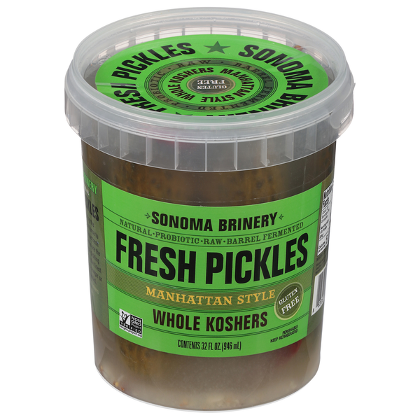 Pickled Goods & Olives Sonoma Brinery Pickles, Fresh, Manhattan Style hero