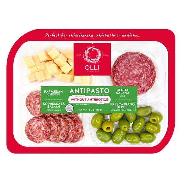 Prepared Meals Olli Salumeria Parmesan & Frescatrano Olives paired with Genoa and Sopressata Salami hero