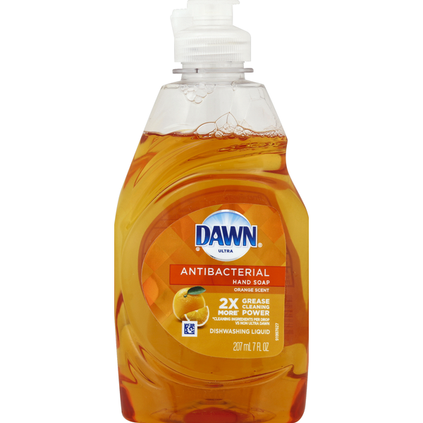 Dish Detergents Dawn Ultra Dishwashing Liquid Antibacterial Orange 9 Oz Dish Care hero