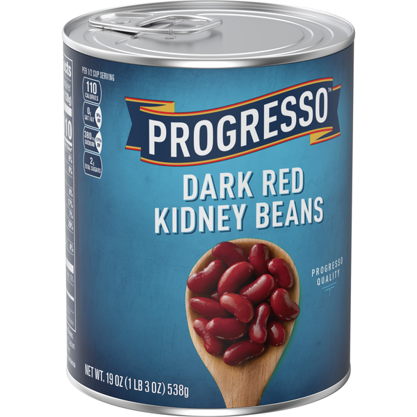 Canned Meals & Beans Progresso Dark Red Canned Kidney Beans hero