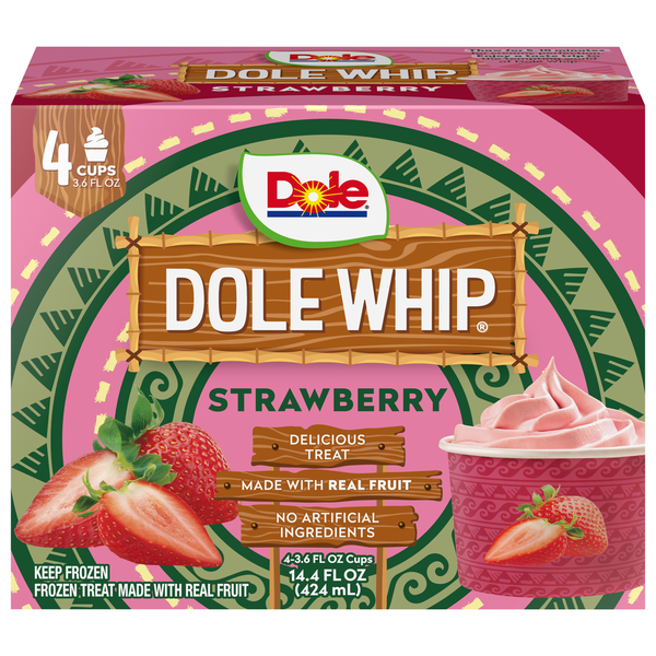 Dole Whip Frozen Treat, Strawberry hero