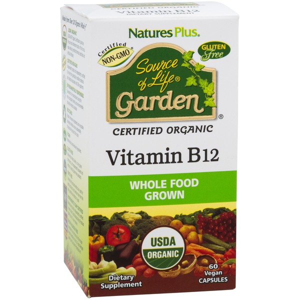 Vitamin B NaturesPlus Source of Life Garden Vitamin B12 hero