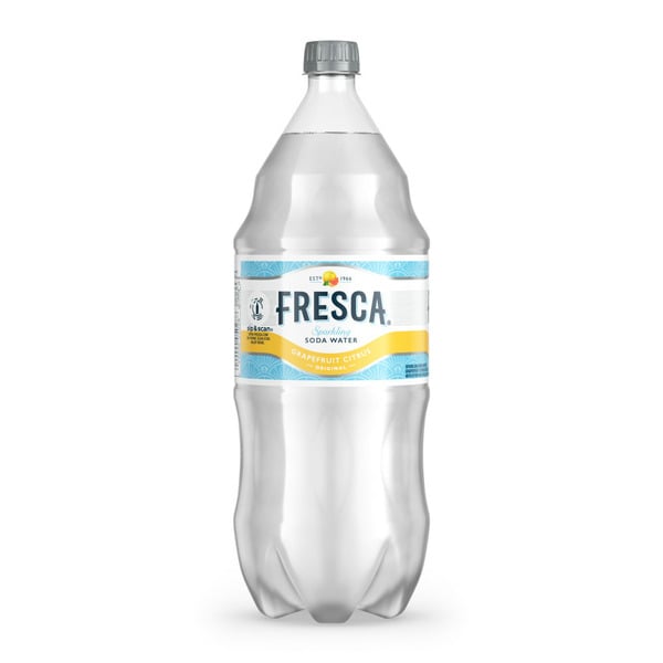 Soft Drinks Fresca Grapefruit Citrus Sparkling Soda Water Bottles hero