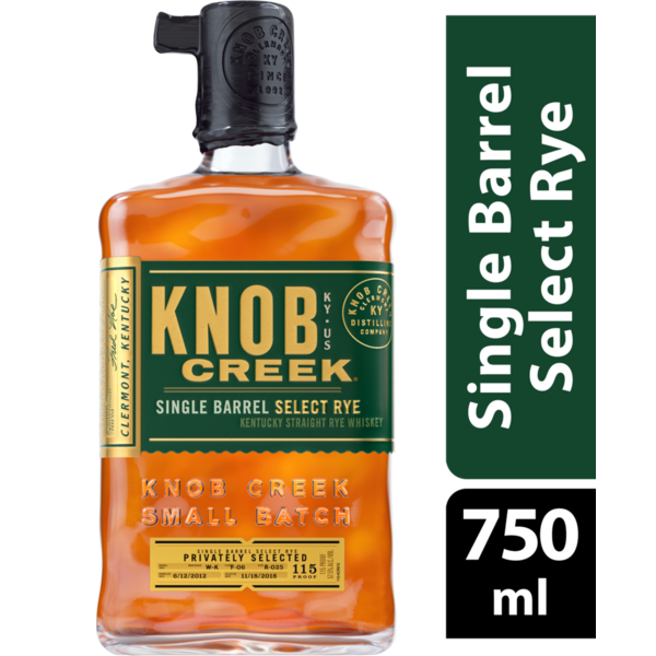 Whiskey Knob Creek American Whiskey Rye hero