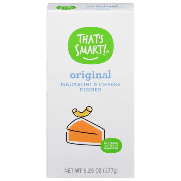 Prepared Meals That's Smart! Macaroni & Cheese Dinner, Original hero