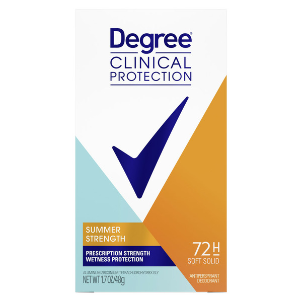 Deodorants Degree Clinical Antiperspirant Deodorant Summer Strength hero