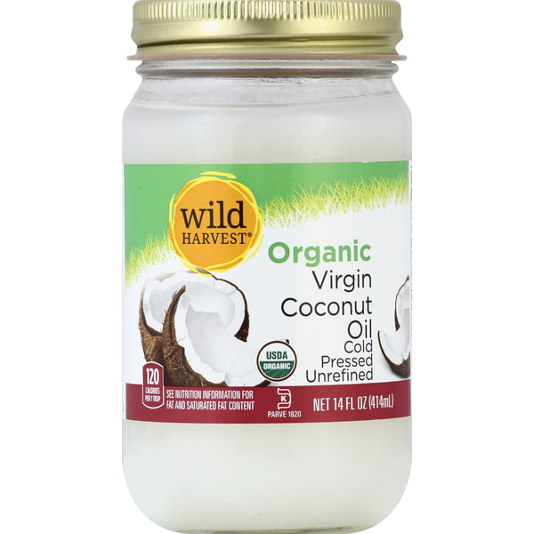 Oils & Vinegars Wild Harvest Coconut Oil, Organic, Virgin hero