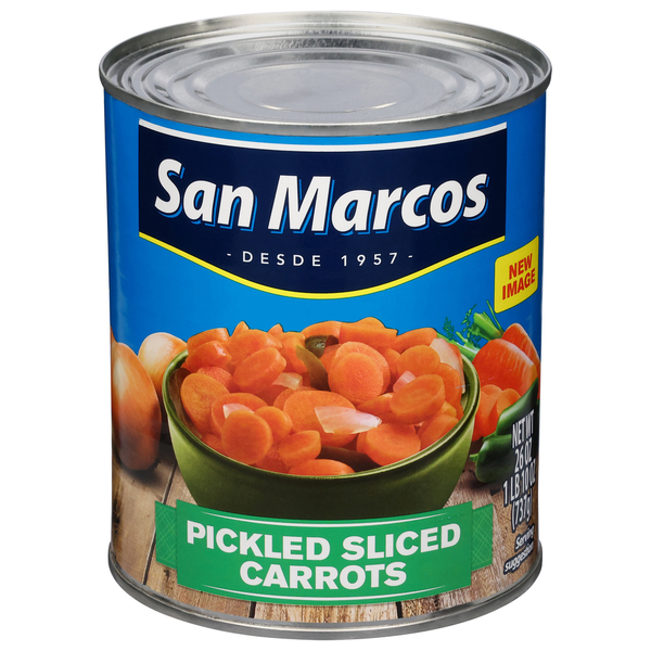 Canned & Jarred Vegetables San Marcos Carrots, Pickled, Sliced hero