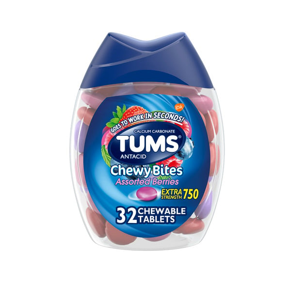 Digestive Health TUMS Chewy Bites Chewable Antacid Tablets hero