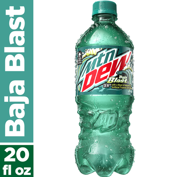 Beverages Mountain Dew Baja Blast Soda hero