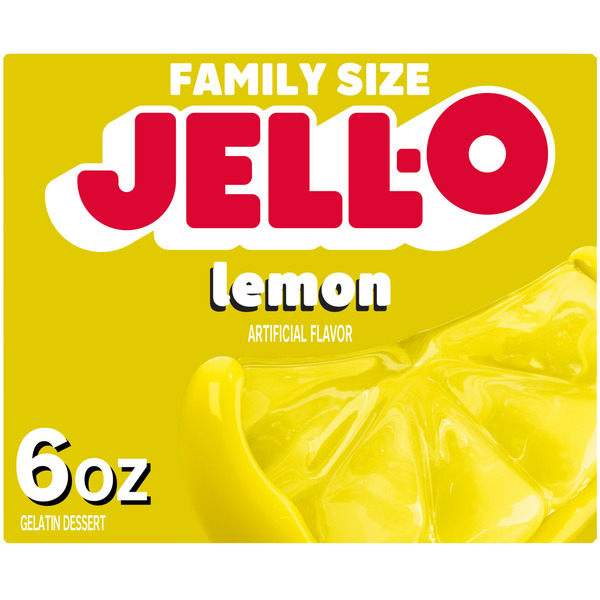 Doughs, Gelatins & Bake Mixes Jell-O Lemon Gelatin Dessert Mix hero