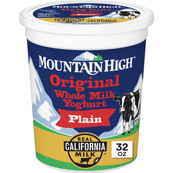 Yogurt Mountain High Yoghurt Original Whole Milk Plain Yogurt hero