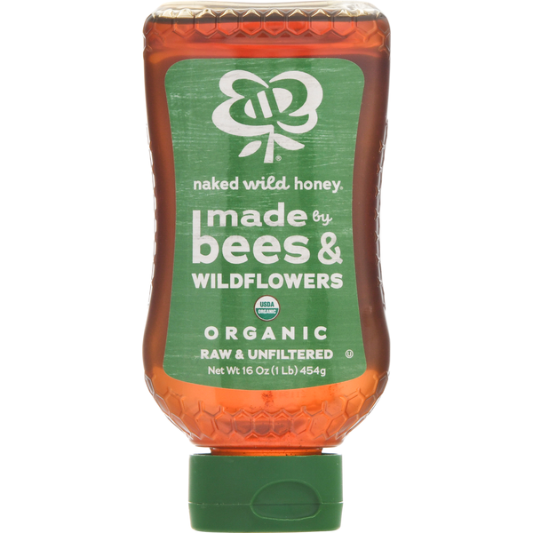 Honeys, Syrups & Nectars Naked Wild Honey Honey, Organic, Raw & Unfiltered hero