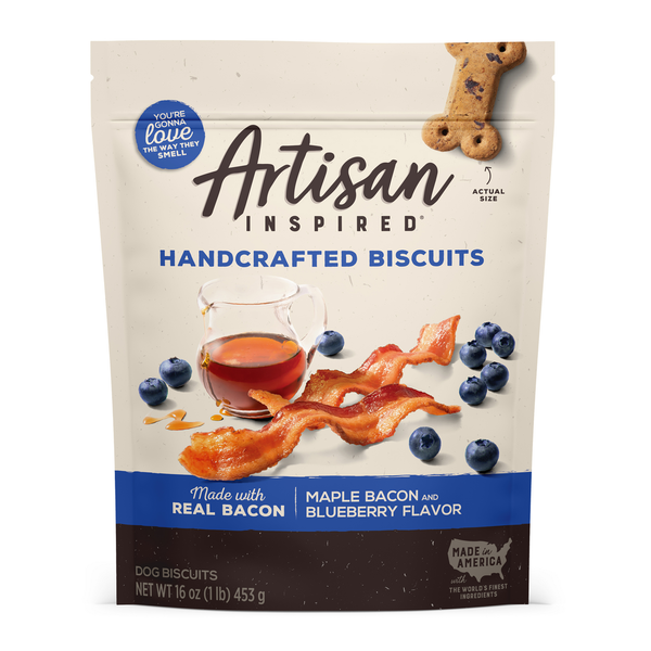 Dog Treats & Chews Artisan Inspired Maple Bacon & Blueberry Flavor Dog Treats hero