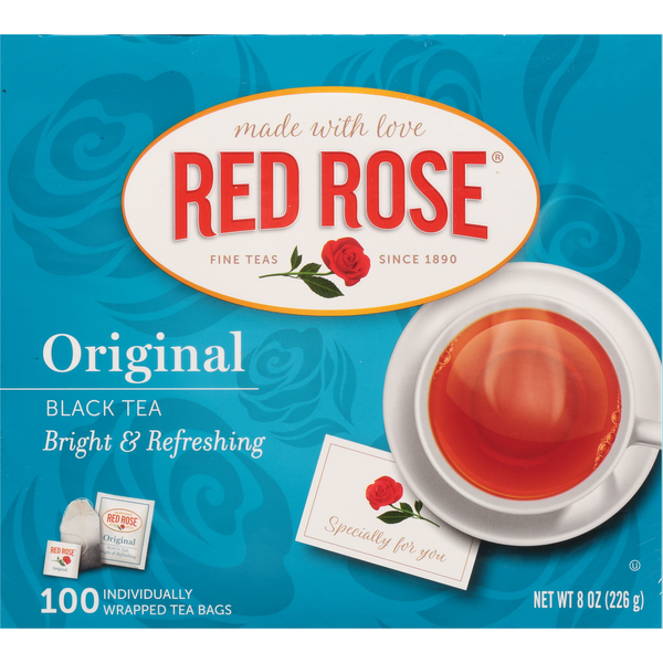 Tea Red Rose Black Tea, Original, Bright & Refreshing hero