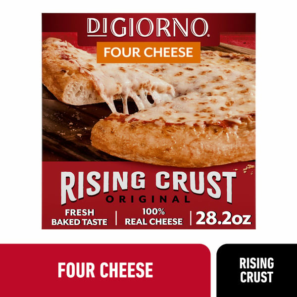 Frozen Pizza DiGiorno Original Rising Crust Four Cheese hero