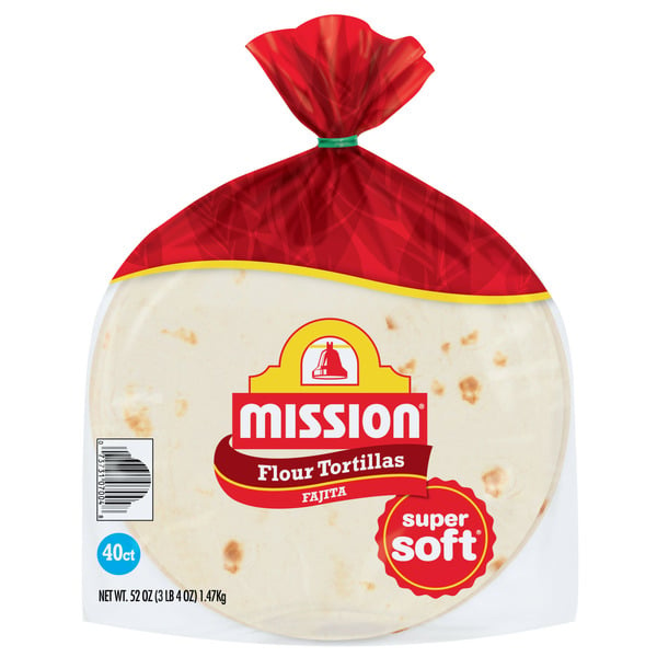 Tortillas & Flat Bread Mission Super Soft Fajita Flour Tortillas hero