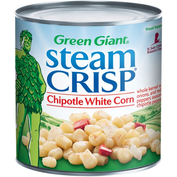 Canned & Jarred Vegetables Green Giant SteamCrisp Chipotle White Corn hero