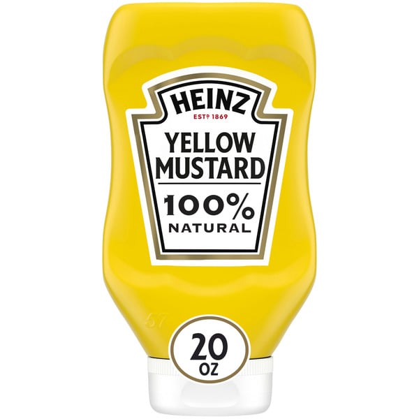 Condiments Heinz 100% Natural Yellow Mustard hero