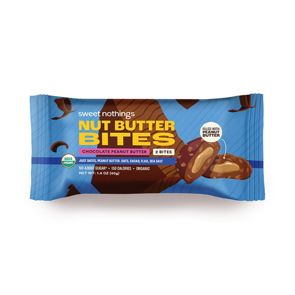 Energy & Granola Bars Sweet Nothings Chocolate, Filled With Peanut Butter, Nut Butter Bites hero