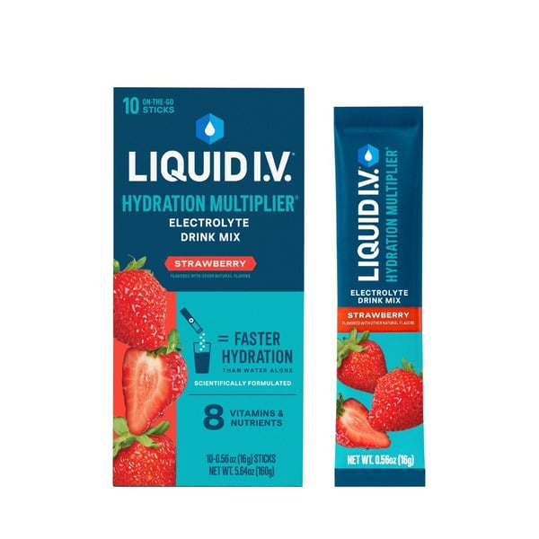 Vitamins & Supplements Liquid I.V. Hydration Multiplier, Strawberry hero