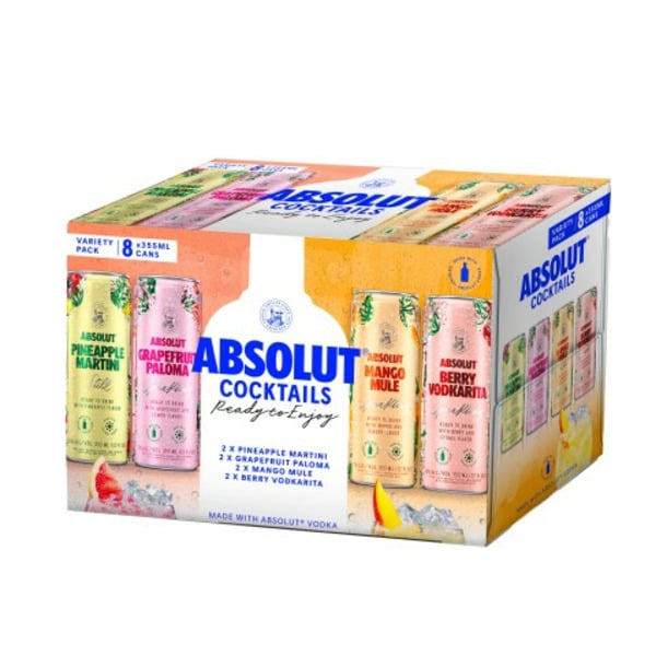 Cocktail Mixes Absolut Ready to Drink Variety Pack hero