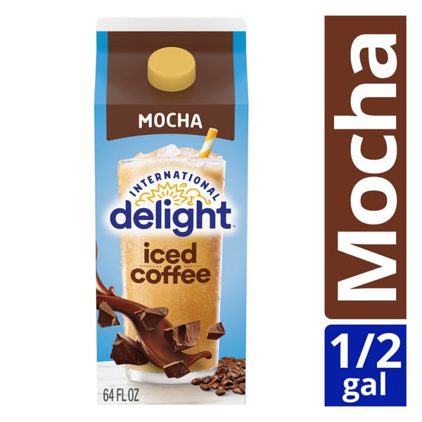 Refrigerated Juice, Coffee, & Tea International Delight Mocha Iced Coffee, Ready to Drink hero