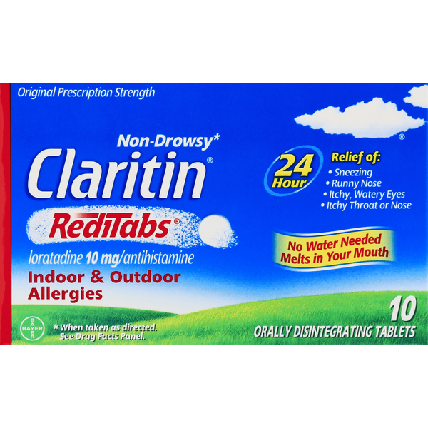 Cold, Flu & Allergy Claritin 24 Hour Non-Drowsy Allergy RediTabs hero