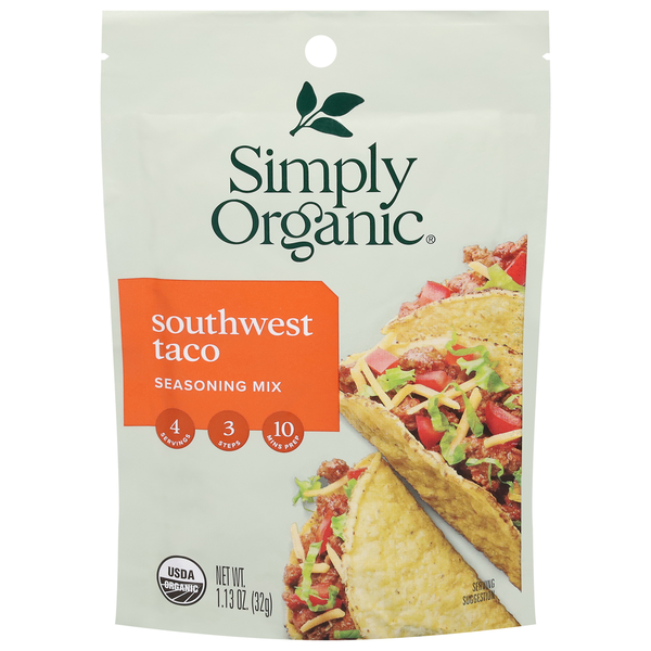 Spices & Seasonings Simply Organic Southwest Taco Mix hero