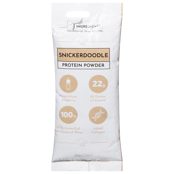 Just Ingredients Protein Powder, Snickerdoodle hero