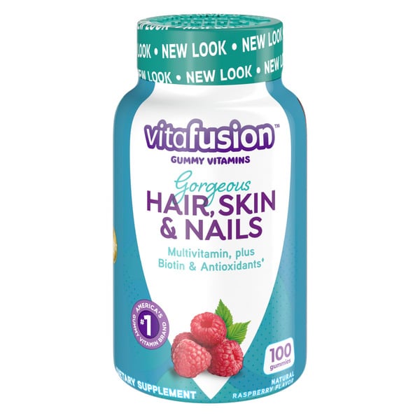 Vitamins & Supplements vitafusion Gorgeous Hair, Skin & Nails Dietary Supplement Gummies hero