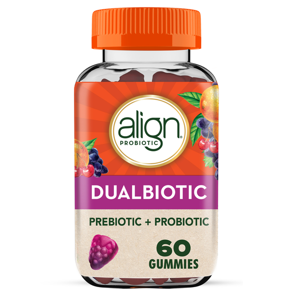 Vitamins & Supplements Align Probiotic Dualbiotic Gummies, Men and Women's Prebiotic and Probiotic hero