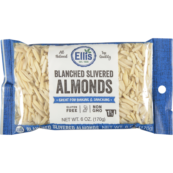 Nuts, Seeds & Dried Fruit Ellis Almonds, Blanched Slivered hero