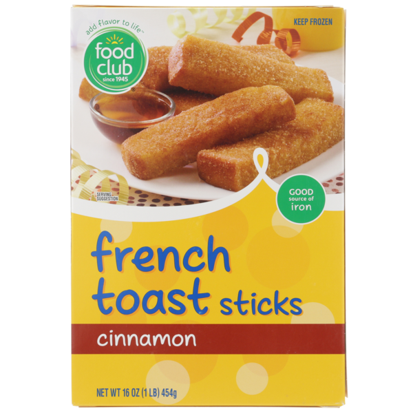 Frozen Breakfast Food Club Cinnamon French Toast Sticks hero