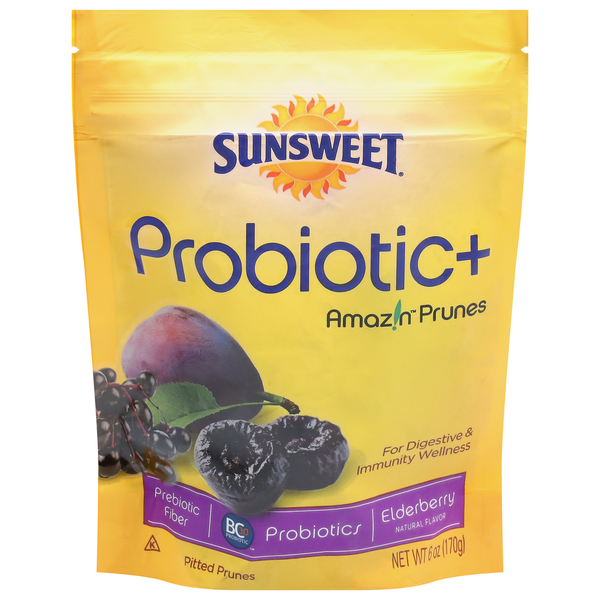 Dips Sunsweet Prunes, Elderberry, Probiotic + Amazin hero