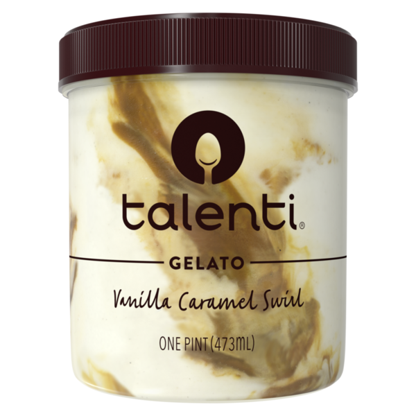 Frozen Dessert & Novelties Talenti Gelato Vanilla Caramel Swirl hero